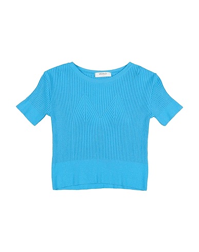 VICOLO Jumper Azure 98% Viscose, 2% Elastic fibres