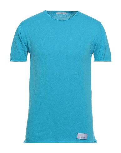 ADRIANO LANGELLA Pullover Celeste 50% Cotone, 50% Acrilico
