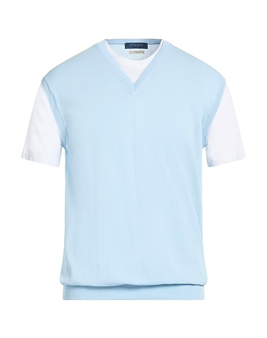 DANIELE FIESOLI Sweater Light blue 100% Cotton