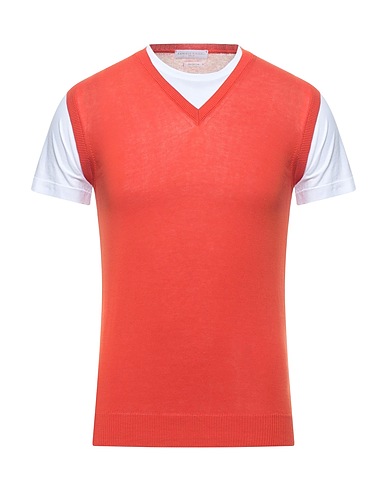 DANIELE FIESOLI Pullover Arancione 100% Cotone