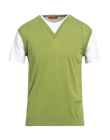 DANIELE FIESOLI Pullover Grün 100% Baumwolle