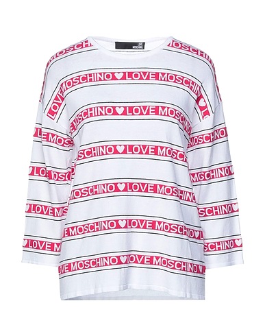 LOVE MOSCHINO Sweater White 88% Viscose, 12% Polyester