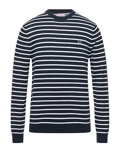 SUN 68 Sweater Midnight blue 100% Cotton