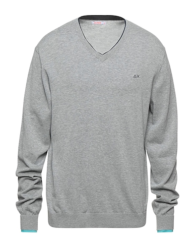 SUN 68 Pullover Hellgrau 100% Baumwolle