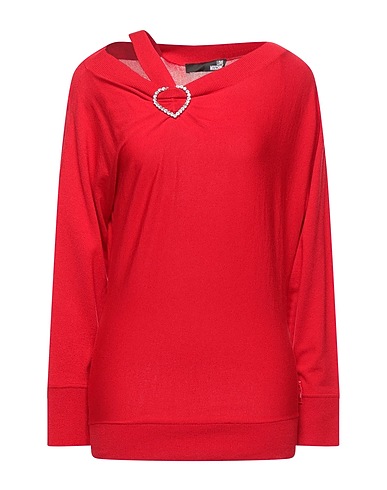 LOVE MOSCHINO Sweater Red 49% Acrylic, 49% Viscose, 2% Elastane