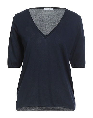 BALLANTYNE Pullover Blu navy 100% Cotone