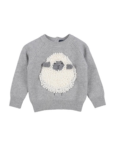 IL GUFO Sweater Light grey 100% Virgin Wool