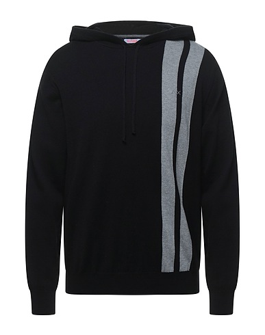 SUN 68 プルオーバー ブラック ウール 50% / コットン 50%