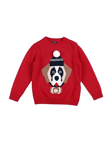 IL GUFO Jumper Red 100% Virgin Wool