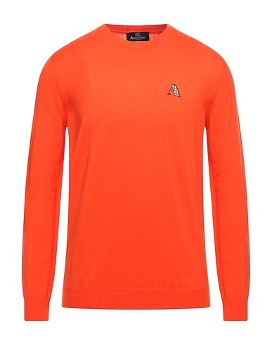 AQUASCUTUM ACTIVE プルオーバー オレンジ コットン 85% / ウール 15%