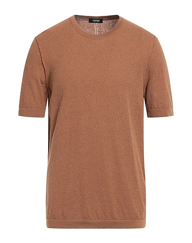 MASQ Pullover Camel 70% Coton, 30% Polyamide