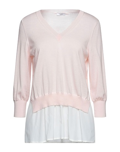 PESERICO Sweater Light pink 100% Virgin Wool, Silk, Elastane