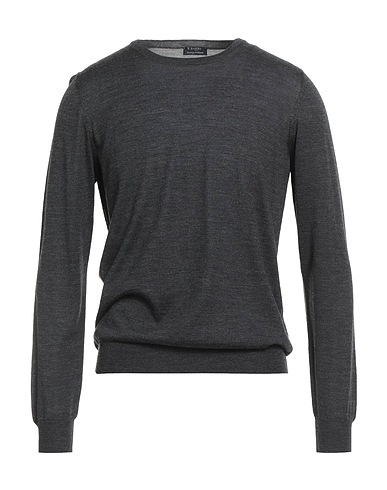 BARBA Napoli Sweater Lead 70% Virgin Wool, 30% Silk