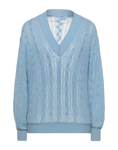 AGNONA Cashmere blend Sky blue 94% Cashmere, 6% Polyamide