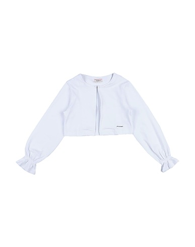 PINKO UP Shrug White 94% Cotton, 6% Elastane