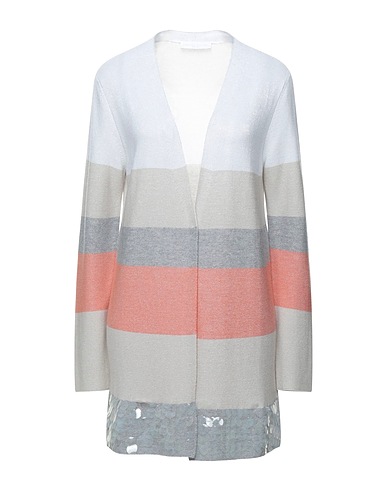 FABIANA FILIPPI Cardigan Light grey 38% Merino Wool, 27% Cotton, 25% Viscose, 7% Polyester, 3% Cashmere