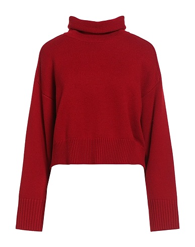 LOULOU STUDIO Polo neck Burgundy 90% Wool, 10% Cashmere