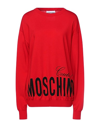 MOSCHINO Sweater Red 100% Virgin Wool