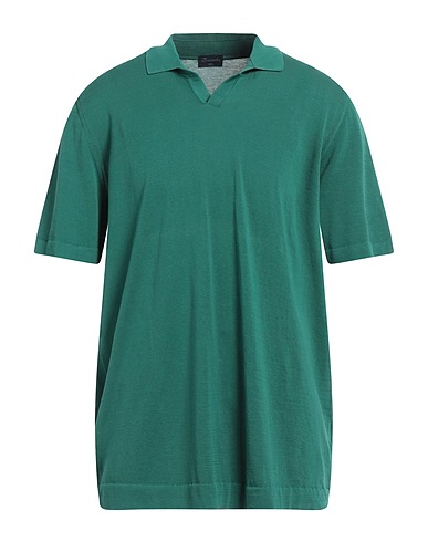DRUMOHR Pullover Verde 100% Cotone