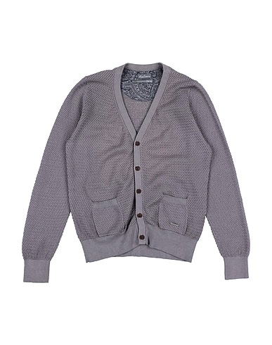 YES ZEE by ESSENZA Cardigan Taupe 100% Cotton