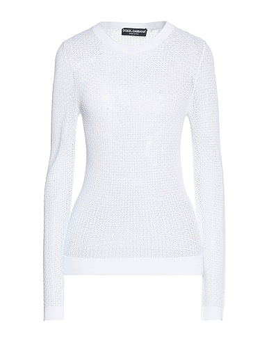 DOLCE&GABBANA Sweater White 96% Viscose, 4% Polyester