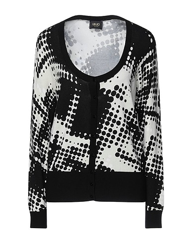 LIU •JO Cardigan Black 80% Viscose, 20% Polyamide