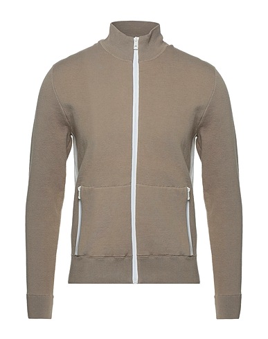 PAOLO PECORA Cardigan Khaki 100% Cotton
