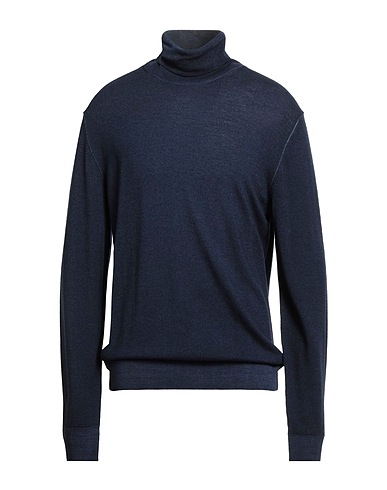 JOHN BARRITT Turtleneck Navy 100% Wool