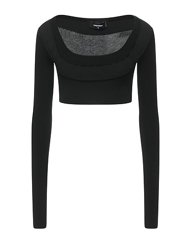 DSQUARED2 Jumper Black 42% Viscose, 40% Elastane, 18% Polyester