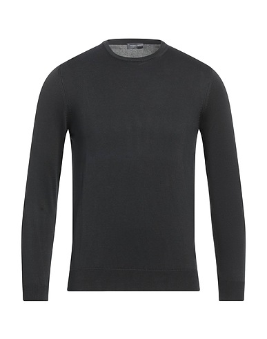 ROSSOPURO Sweater Black 100% Cotton