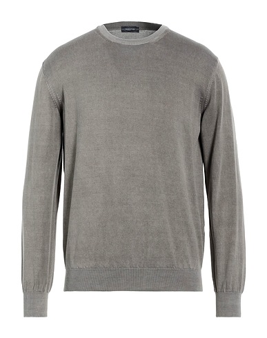 ROSSOPURO Sweater Grey 100% Cotton
