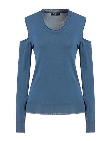 ALPHA STUDIO Sweater Navy 63% Viscose, 37% Polyamide