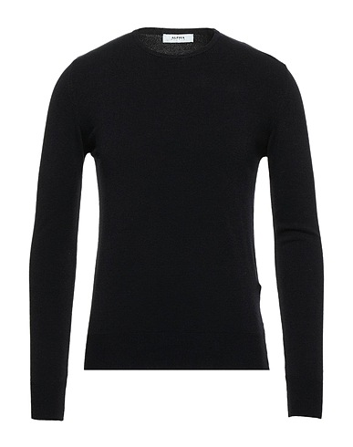 ALPHA STUDIO Jumper Black 85% Viscose, 10% Polyamide, 5% Cashmere