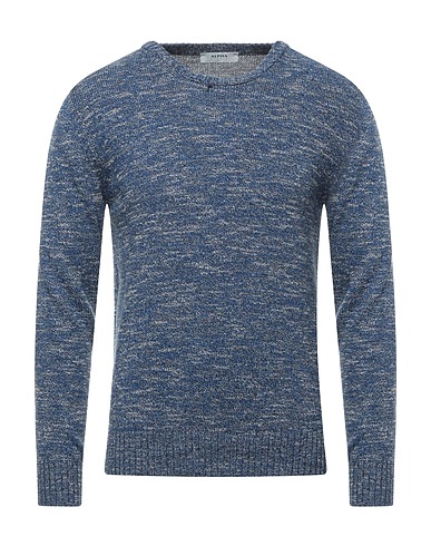 ALPHA STUDIO Jumper Blue 100% Cotton