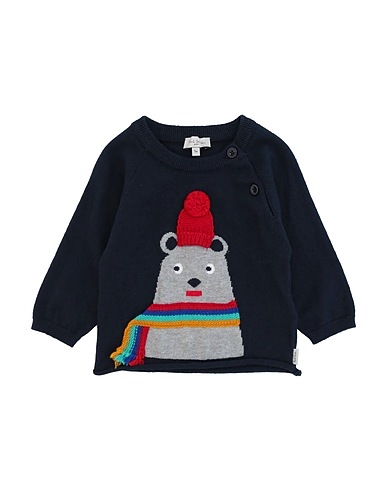 PAUL SMITH Pullover Nachtblau 95% Baumwolle, 5% Kaschmir, Acryl