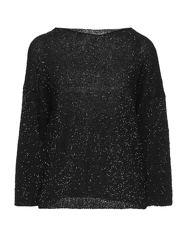 ALPHA STUDIO Sweater Black 55% Polyamide, 45% Polyester