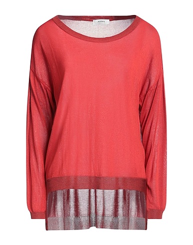 ALPHA STUDIO Sweater Red 88% Viscose, 12% Nylon