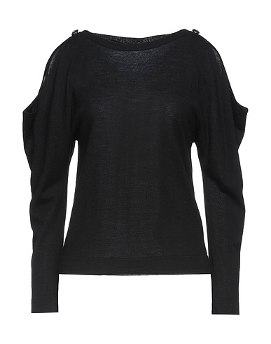 LIU •JO Pullover Nero 100% Lana Vergine