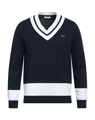 SUN 68 Pullover Nachtblau 100% Baumwolle