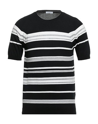 PAOLO PECORA Jumper Black 100% Cotton