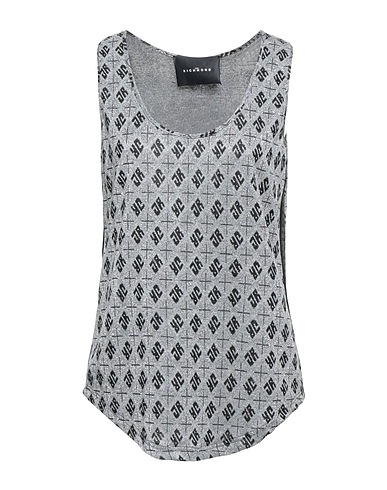 JOHN RICHMOND Jumper Grey 84% Viscose, 7% Polyester, 4% Polyamide, 4% Metallic fiber, 1% Elastane