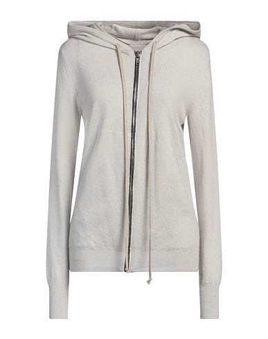 RICK OWENS Cardigan Light grey 100% Cashmere