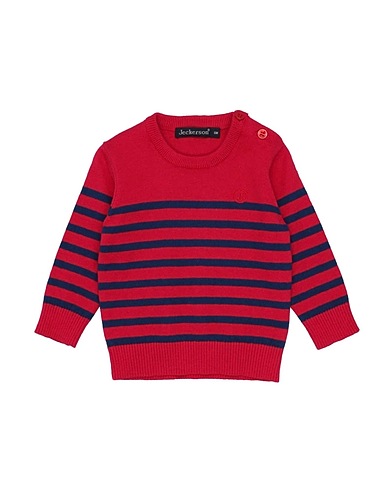 JECKERSON Pullover Rot 49% Wolle, 49% Baumwolle, 2% Nylon