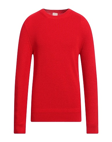 MN ST_U Jumper Red 100% Virgin Wool