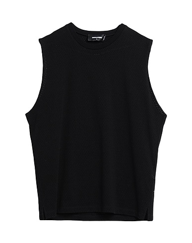 DSQUARED2 Sleeveless sweater Black 100% Cotton