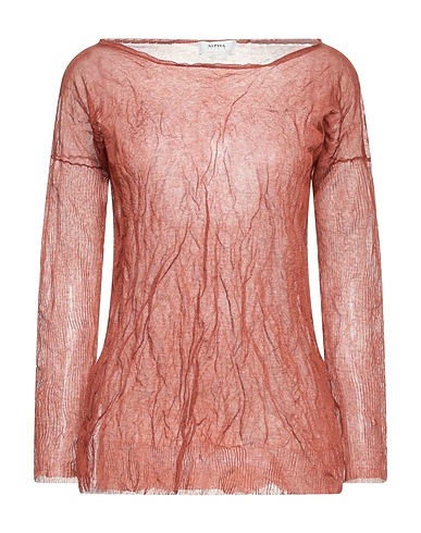 ALPHA STUDIO Jumper Rust 100% Cotton