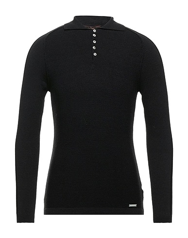 TAKESHY KUROSAWA Jumper Black 40% Merino Wool, 30% Viscose, 20% Polyamide, 10% Cashmere