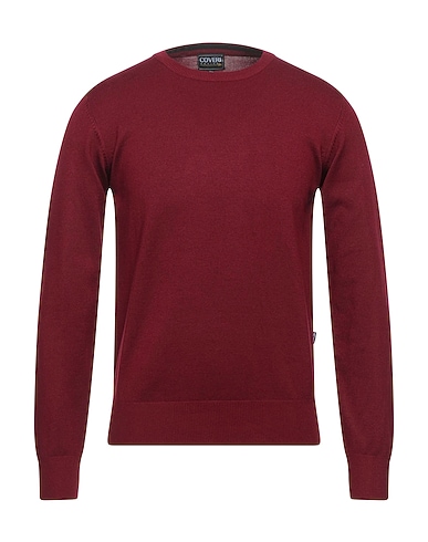 COVERI MOVING Jumper Burgundy 80% Viscose, 20% Nylon