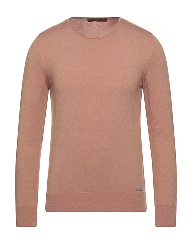 TAKESHY KUROSAWA Jumper Camel 40% Merino Wool, 30% Viscose, 20% Polyamide, 10% Cashmere