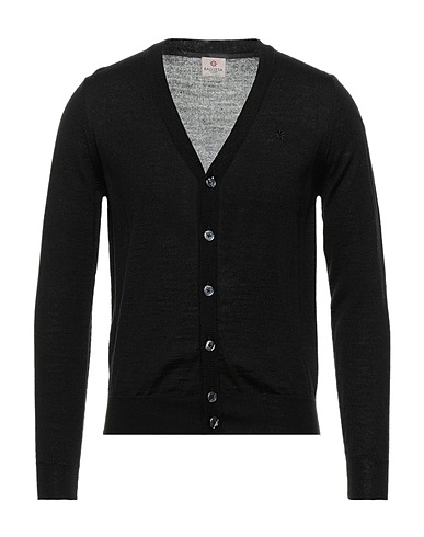 BAGUTTA Cardigan Black 70% Merino Wool, 30% Acrylic